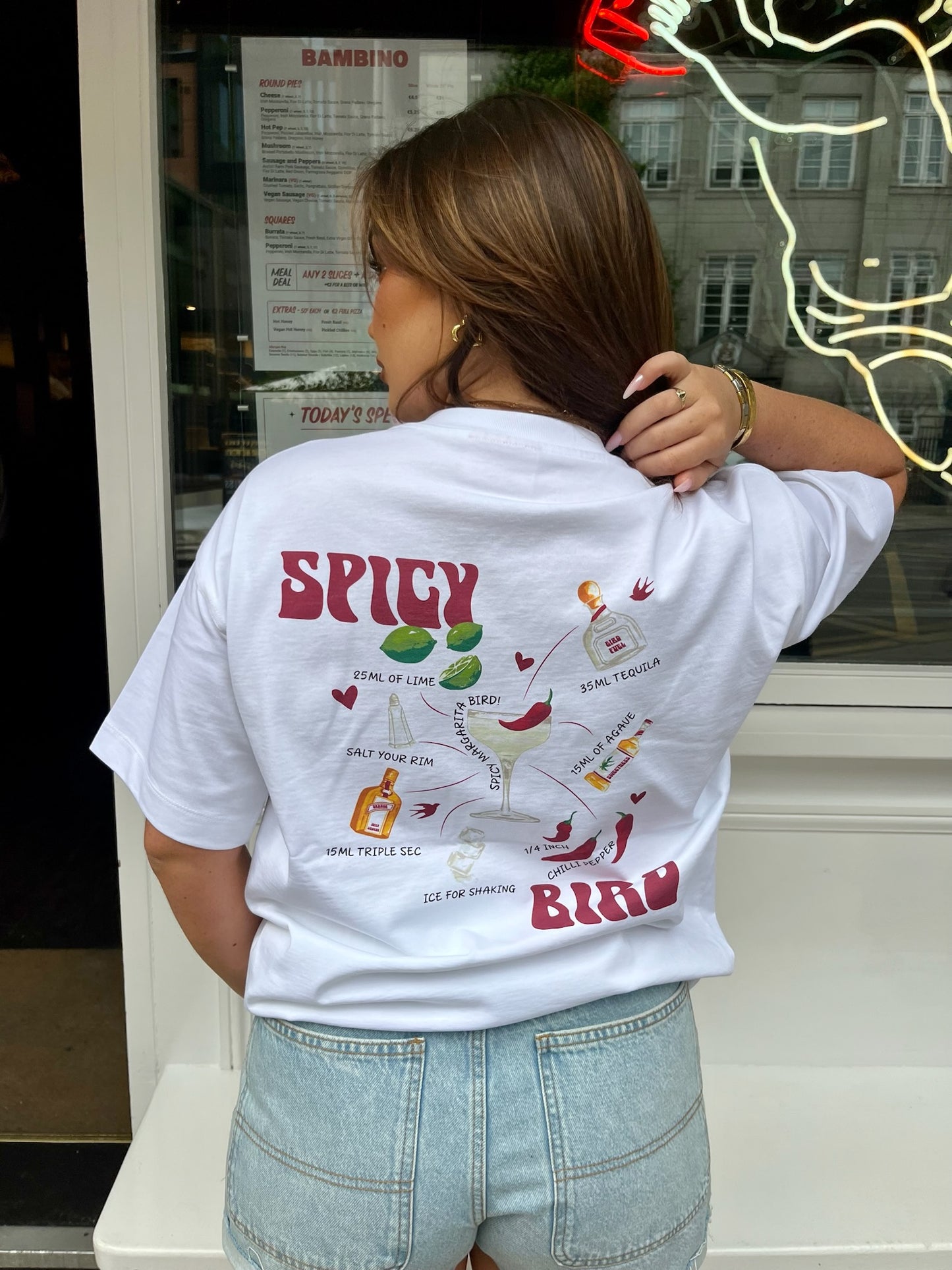 SPICY BIRD OVERSIZED TEE