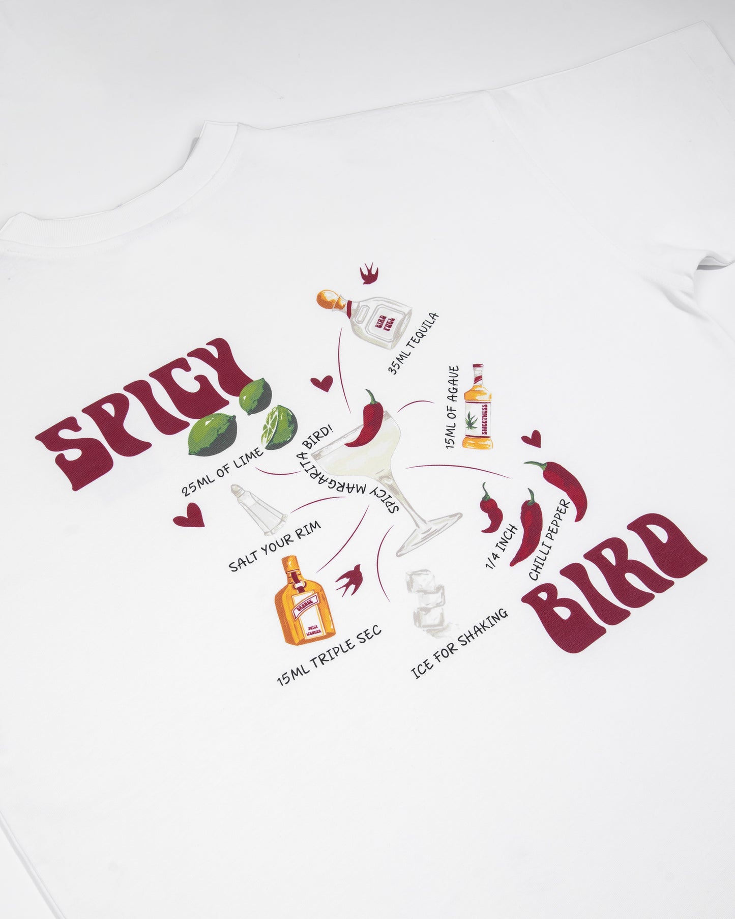 SPICY BIRD OVERSIZED TEE
